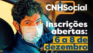 Em apenas dois dias, programa CNH Social já contabiliza sete mil pessoas inscritas