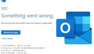 Outlook fica fora do ar após falha global no Microsoft 365