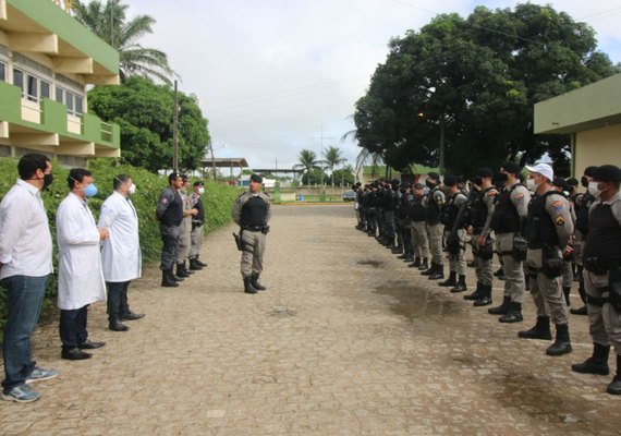 Especialistas do HEA orientam PMs sobre prevenção de Covid-19
