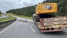 Trecho da BR-101 volta a ser interditado por conta de rachaduras no interior de Alagoas