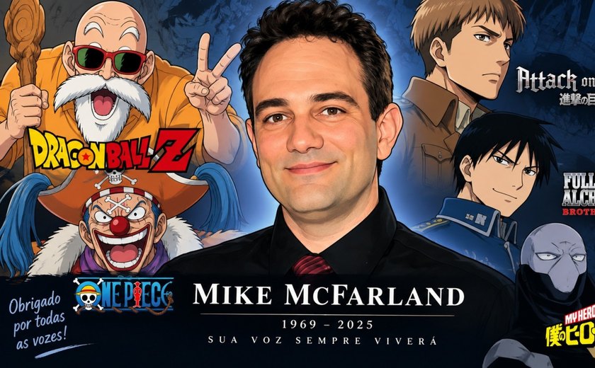 Dublador de Dragon Ball Z e One Piece morre aos 56 anos