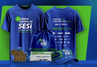 Entrega de kits da Corrida Nacional do Sesi acontece nos dias 29 e 30 de abril