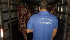 Carne de origem clandestina é apreendida em União dos Palmares