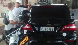 Luís Fabiano se envolve em acidente sem gravidade perto de São Januário