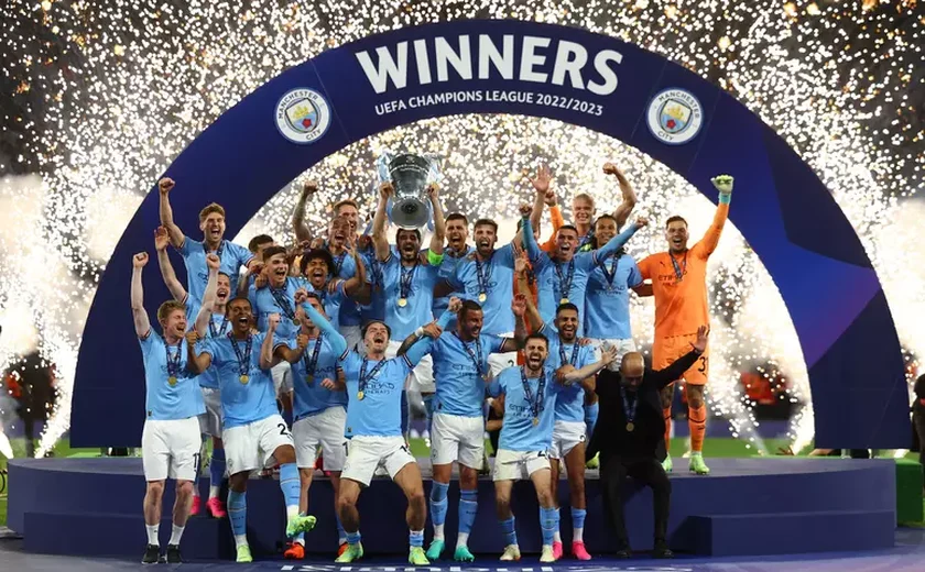 Manchester City vence a Inter de Milão e conquista a Liga dos Campeões pela 1ª vez