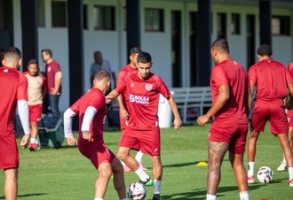 No ﻿CT do Atlético-MG, CRB finaliza preparação para 7ª rodada da Série B