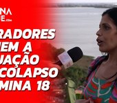 Moradores temem situação da mina 18 após colapso