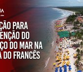 Solução para contenção do avanço do mar na praia do Francês