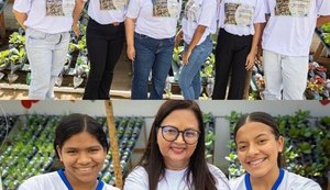 Startup alagoana inaugura projeto de hortas hidropônicas em escola pública