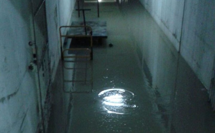Visitas no presídio Baldomero foram suspensas devido às chuvas