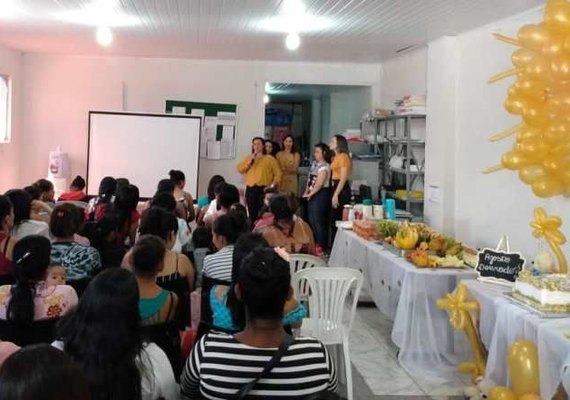 Chã Preta/AL promove “Agosto Dourado” para gestantes e lactantes