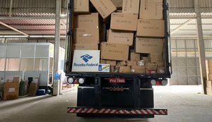 Receita fecha galpão com R$ 500 milhões em mercadorias estrangeiras