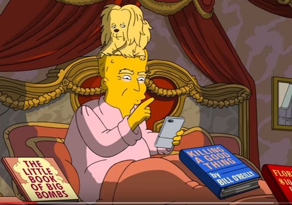 Simpsons fazem 'balanço irônico' dos primeiros 100 dias do governo Trump