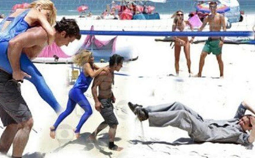 'Fina Estampa': Griselda e Teodora se unem e dão uma surra em Ferdinand