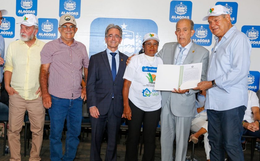 Celyrio Adamastor prestigia entrega de 318 títulos de prioridade em Igaci