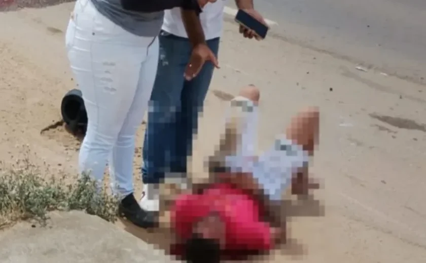 Motociclista fica ferido após colisão com carro na BR-316, em Palmeira dos Índios