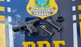 PRF prende homem por porte ilegal de arma de fogo de uso permitido em Messias