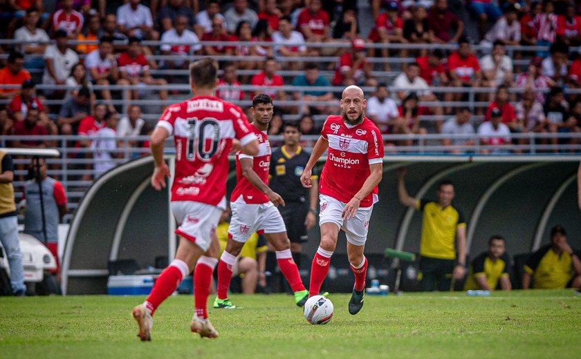 CRB empata com o Brusque no Estádio Rei Pelé e vai para a nona colocação na Série B