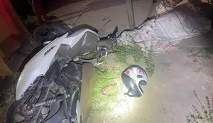 Acidente de motocicleta causa morte de condutora na Lagoa da Canoa