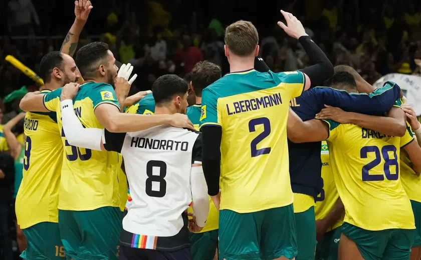 Brasil derrota Polônia na Liga das Nações Masculina de Vôlei