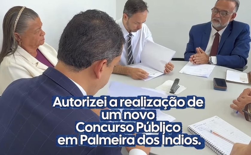 Terceira maior cidade de AL anuncia Concurso Público; prefeita pede que candidatos já comecem a estudar