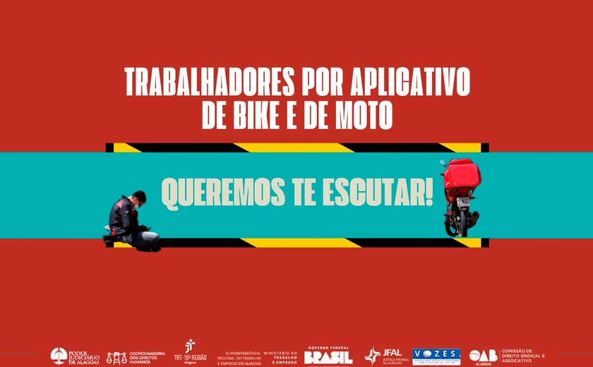 Justiça convida trabalhadores de entrega por aplicativo a participarem de Escuta Acolhedora