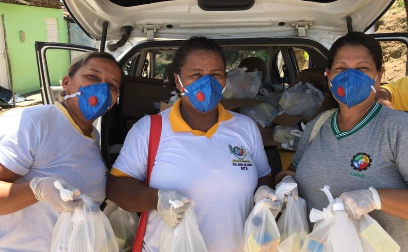 Prefeitura distribui álcool/gel e sabão para as camadas carentes de São Luís do Quitunde