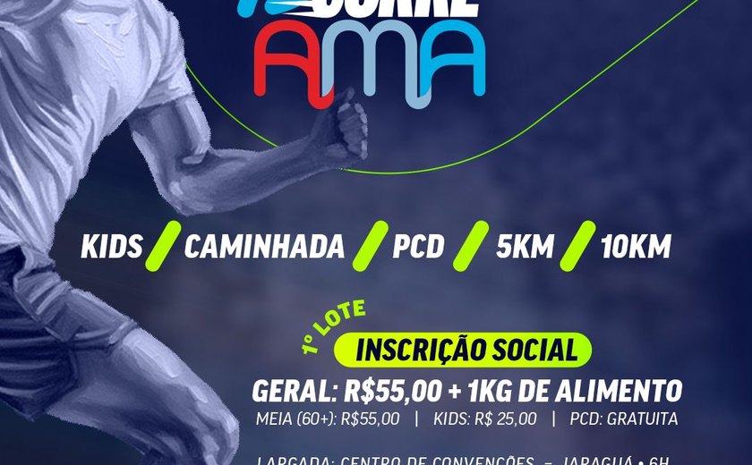Inscrições abertas para a 1ª Corrida QUEM CORRE AMA