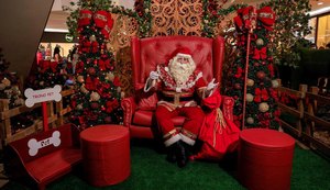 Neste domingo, dia 13, Papai Noel desembarca na cidade e abre temporada natalina no Maceió Shopping