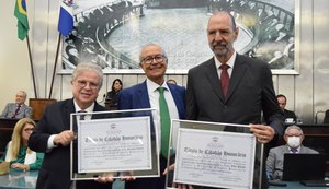 Fábio Jatene e Fernando Lucchese recebem Título de Cidadão Honorário de Alagoas