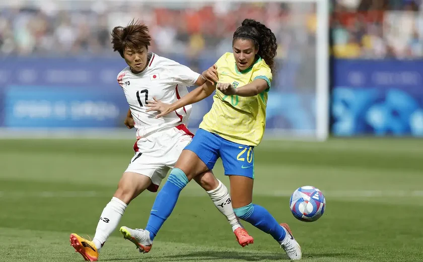 Brasil sofre virada do Japão no fim e se complica no futebol em Paris