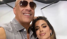 Anitta posa com Vin Diesel após confirmar música em 'Velozes e Furiosos'