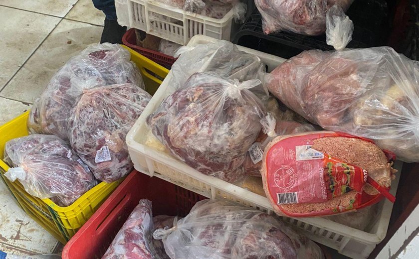 Vigilância Sanitária apreende 400 kg de carnes impróprias para consumo