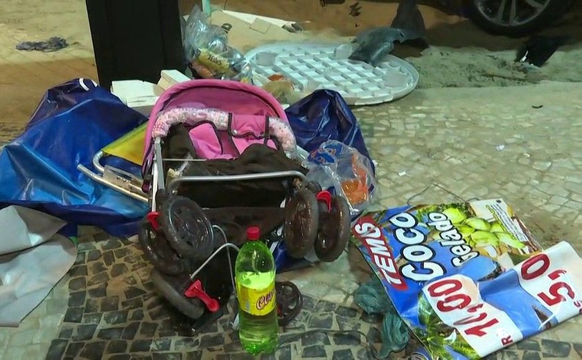 Morre bebê atropelado por carro no calçadão de Copacabana