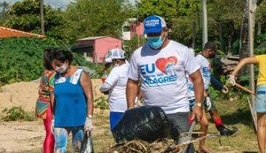 Mutirão da limpeza retira mais de 3 toneladas de lixo das ruas de São Miguel dos Milagres