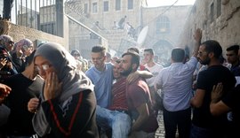 Dezenas ficam feridos em confrontos entre palestinos e policiais israelenses