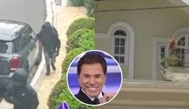 Criminoso cai no chão após invadir mansão da família de Silvio Santos. Veja vídeo