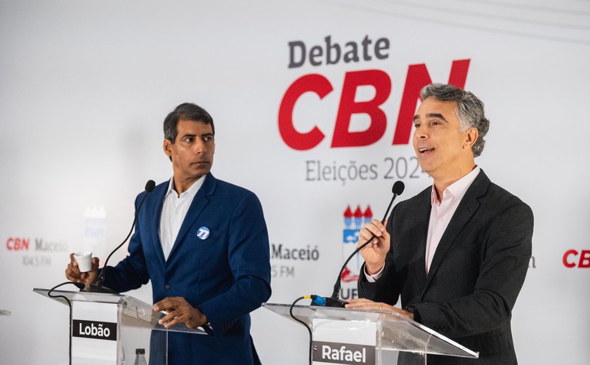 Rafael Brito se destaca em debate e critica ausência de JHC