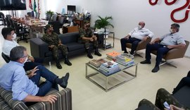 Presidente da Fiea recebe comandante do 59º BIMtz