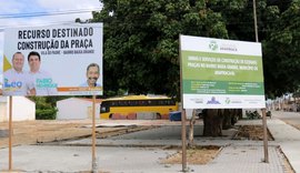 Políticos dividem autoria na construção de praça em Arapiraca