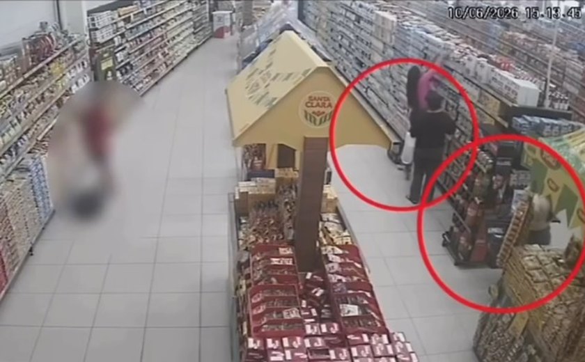 Polícia divulga imagens de mulheres suspeitas de furtar supermercado em Arapiraca