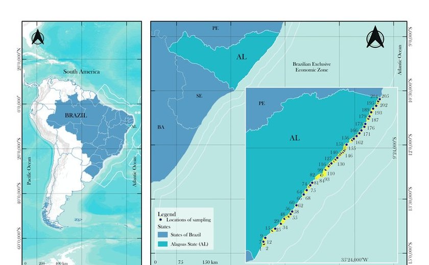 Maior estudo sobre microplásticos nas regiões costeiras tem participação da Ufal