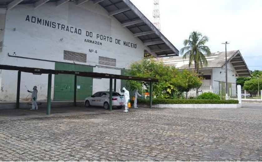 Porto de Maceió passa por desinfecção neste sábado