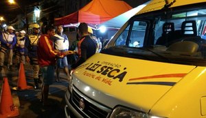 Lei Seca promove mais de 900 testes de alcoolemia na Semana Santa em Alagoas