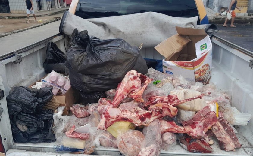 Vigilância Sanitária apreende 450 kg de carnes estragadas no final de semana