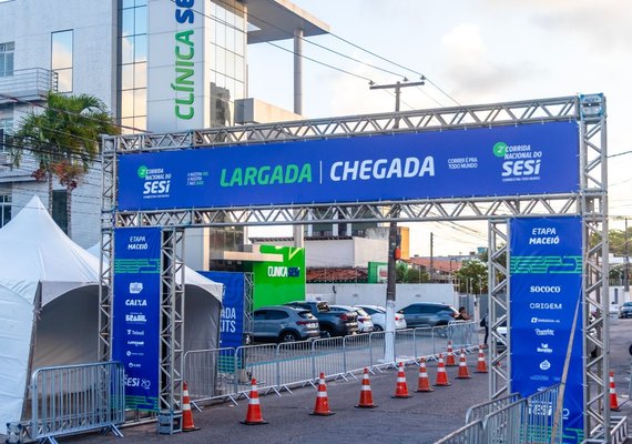 Etapa Maceió da Corrida Nacional do Sesi acontece nesta sexta reunindo 2 mil atletas