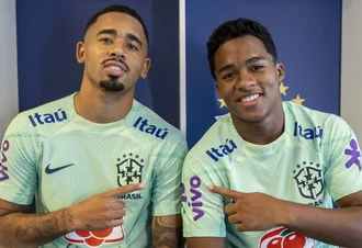 Endrick e Gabriel Jesus têm as melhores médias de participação em gols entre os candidatos à camisa 9 da Seleção em 2026