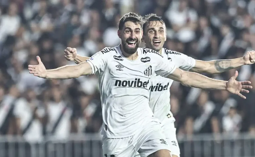 Santos desencanta no 2º tempo e atropela o Vasco pelo Brasileirão