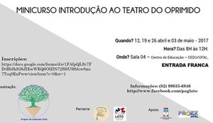 Projeto de extensão da Ufal promove curso de introdução ao Teatro do Oprimido