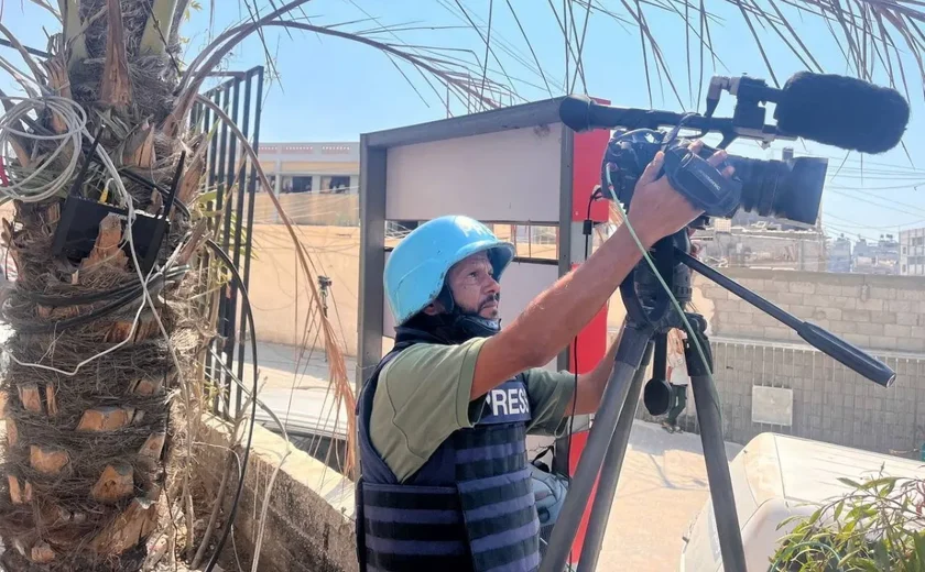 Ataque de Israel a hospital em Gaza mata cinco jornalistas
